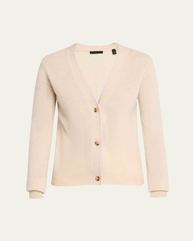 Cashmere Long-Sleeve Cardigan
